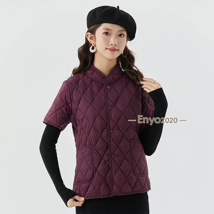 【W-IR】 2way half sleeve puffer jacket / 半袖中綿ダウンジャケット（LADIES）