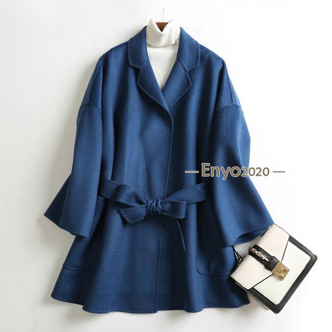 ウール100％】ウール コート レディース ロングコート アウター ダブル