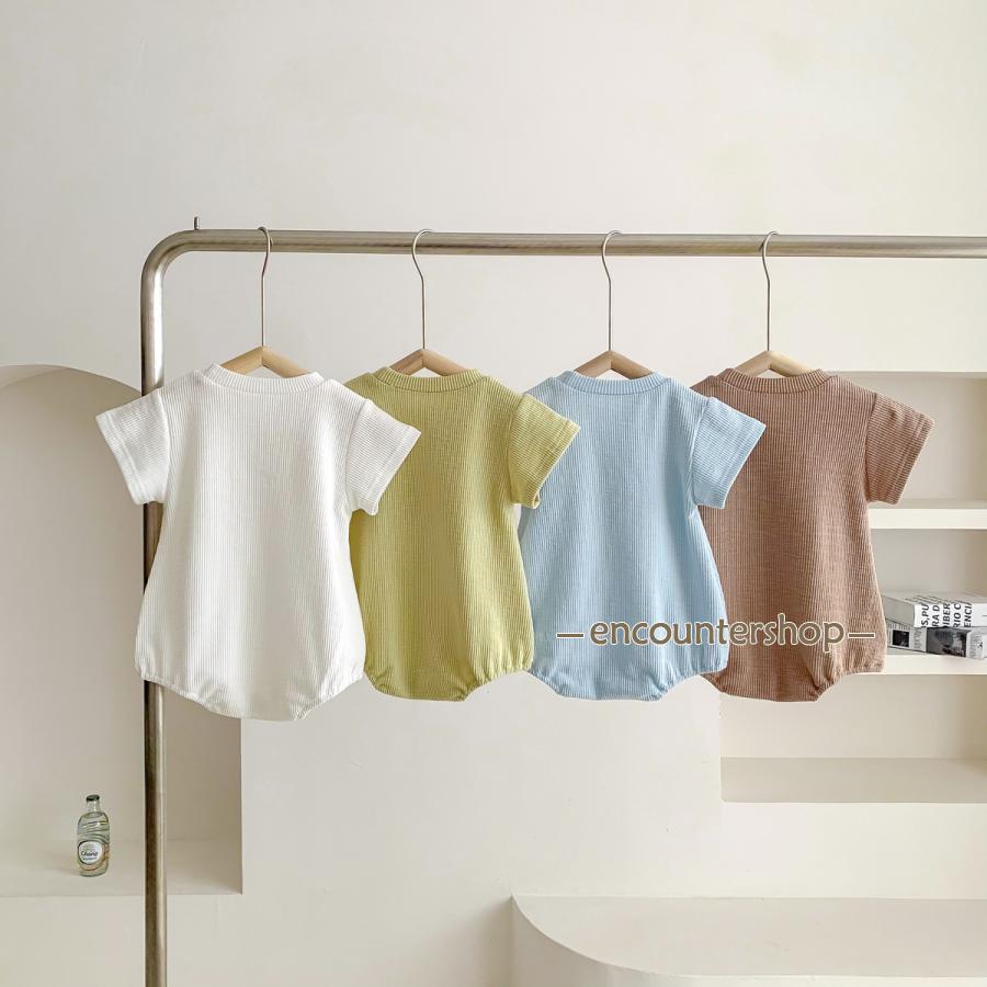 ロンパース 赤ちゃん 夏服 ベビー服 クマ 半袖 60 70 80 90 男の子 女の子 カバーオール 出産祝い 内祝い ギフト | ブランド登録なし | 09