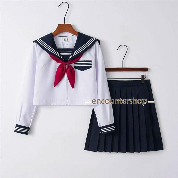 セーラー服 セーラー 制服 女子高生 上下セット セットアップ 4