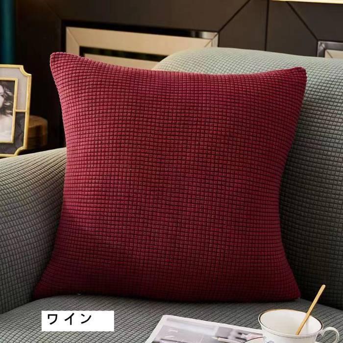 クッションカバー 2枚セット ワッフル 北欧 40×40cm 丸洗いOK おしゃれ