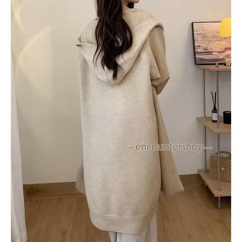 カーディガン レディースニットパーカー 秋冬 長袖 フード付き ニット ロングカーディガン 冬物 ニットアウター アウター コ | ブランド登録なし | 15