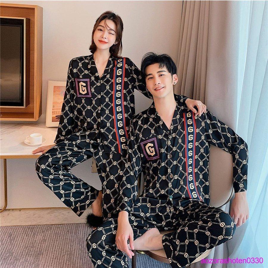 ルームウェア パジャマ メンズ おしゃれ レディース 長袖 上下セットアップ 部屋着 薄手 韓国風 春夏秋 黒 Rei00 Aki1623 ネットファミリー 通販 Yahoo ショッピング