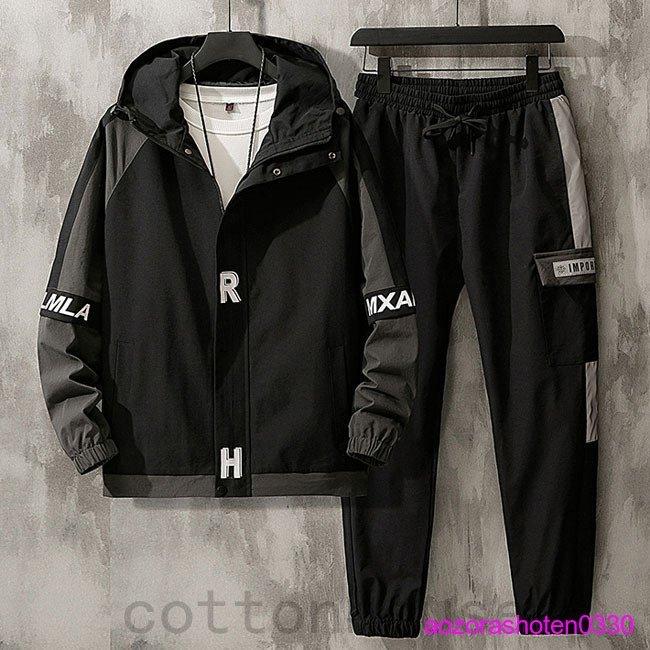 セットアップメンズ長袖メンズ上下セットジャージパーカーパンツ