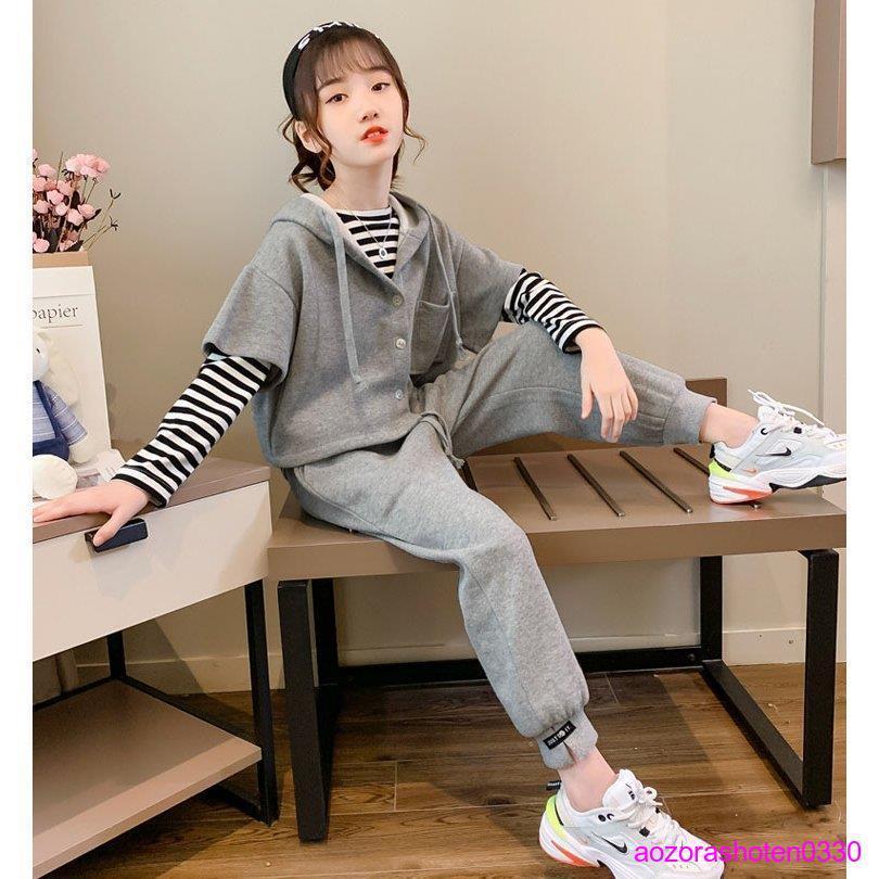 ジャージ キッズ 女子 上下 長袖 春秋 秋着 ジュニア 3点セット 子供服 セットアップ アウター 長ズボン トレーナー スポーツウェア 運動服 可愛い おしゃれ :rei0830-aki2028:ネットファミリー - 通販 - Yahoo!ショッピング
