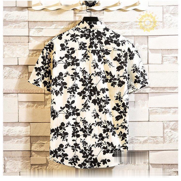 アロハシャツ メンズ 半袖シャツ トップス 柄シャツ 花柄 カジュアル