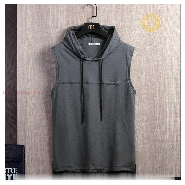 ネット限定 メンズ パーカー ノースリーブパーカー メンズファッション 袖なし カジュアル フード付き スリム プルオーバー 夏物 パーカー 色 黒 Www Sustentec Com Br