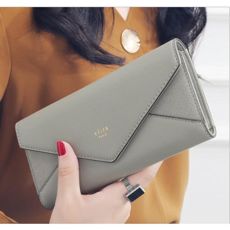 ウォレット 長財布 三つ折り ロングウォレット レディース 韓国風