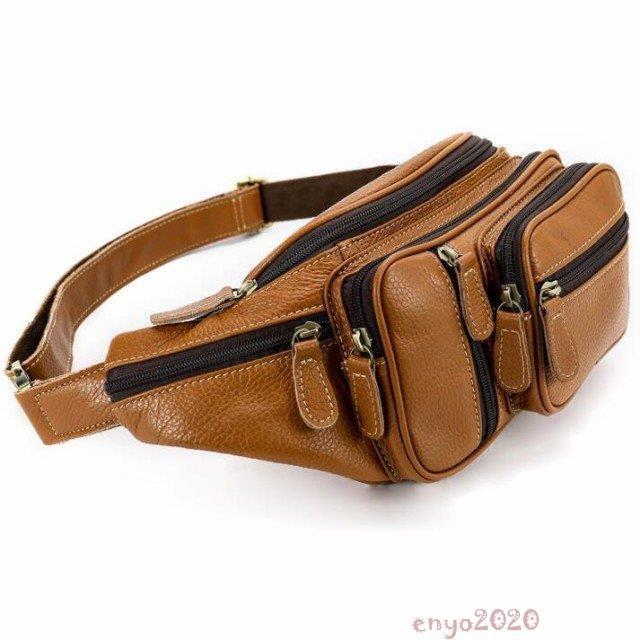 ウエストポーチ メンズ ボディバッグ ヒップバッグ 本革 レザーウエストバッグ 斜め掛けバッグ ショルダーバッグ 通勤 通学 鞄 大容量 多機能 旅行 男女兼用 ウエストポーチ メンズ ボディバッグ ヒップバッグ 本革 レザー