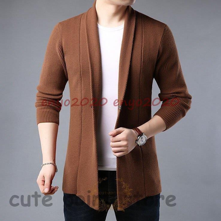 カーディガン メンズ 春 秋 無地 ニット ジャケット ビジネス トップス カジュアル 羽織 ゆったり 通勤 40代 50代 Ww1126 Bmxk66 ネットファミリー 通販 Yahoo ショッピング