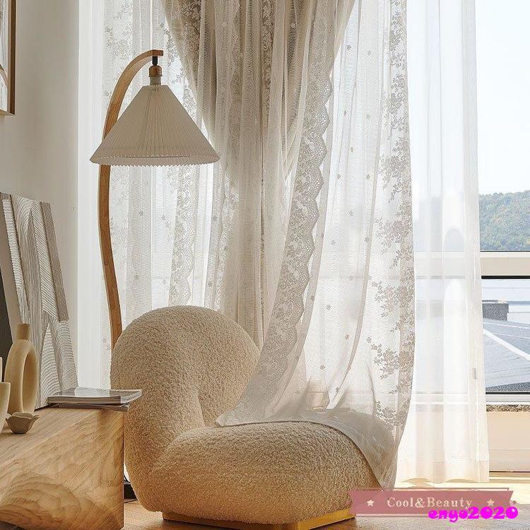 カーテン 二重 レース 一体型 姫系 フックカーテン 遮光 断熱 防音