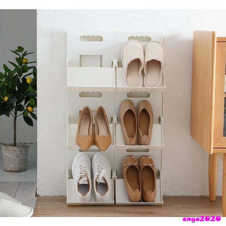 シューズラック シューズボックス 下駄箱 収納 靴箱 組み立て式 省