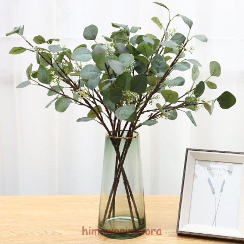 人工観葉植物 フェイクグリーン 造花 同色3本セット ユーカリの葉 リース 本物そっくり 葉 ユーカリ デコ素材 ブーケ アレンジ You0512 Ctry23 ネットファミリー 通販 Yahoo ショッピング