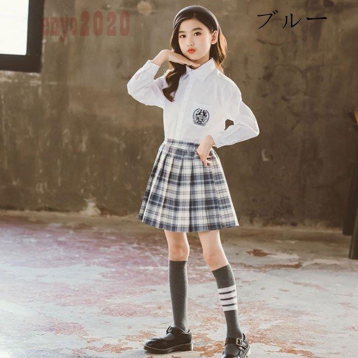 子供服 スカート プリーツスカート チェック柄 コーデ キッズ 女の子