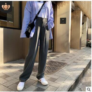 スラックス レディース ワイドパンツ スーツパンツ グレー スラックス レディース ワイドパンツ スーツパンツ グレー