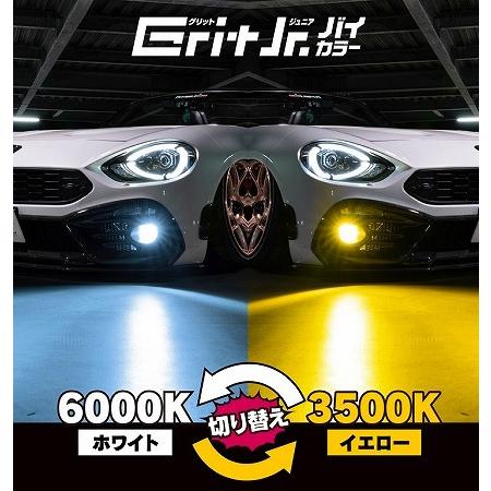 LYZER ライザー グリットジュニア バイカラー LEDフォグランプバルブ