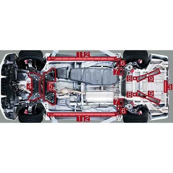 20系アル・ヴェルG's 強化リアサスペンションブレース 新品 純正