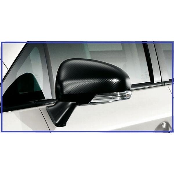 新品トヨタ純正 30系プリウス カーボン調ドアミラーカバーセット