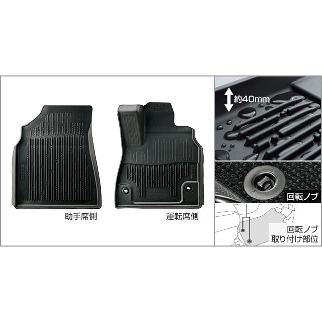 トヨタ純正 90系ヴォクシー スノー・レジャー用 フロアマット 縁高