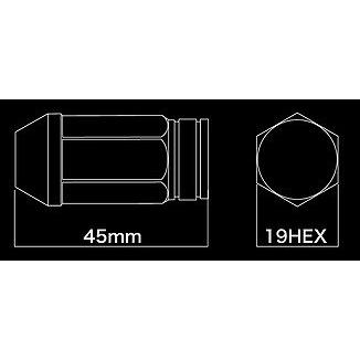 デジキャン レーシングナット ブラック M12×1.5 45mm 20本セット   ホンダ アコード CU1/2 CL7/8/9 H14/10〜H25/3｜enzo-machina｜03