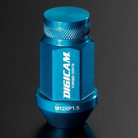 デジキャン レーシングナット ライトブルー M12×1.5 45mm 20本セット