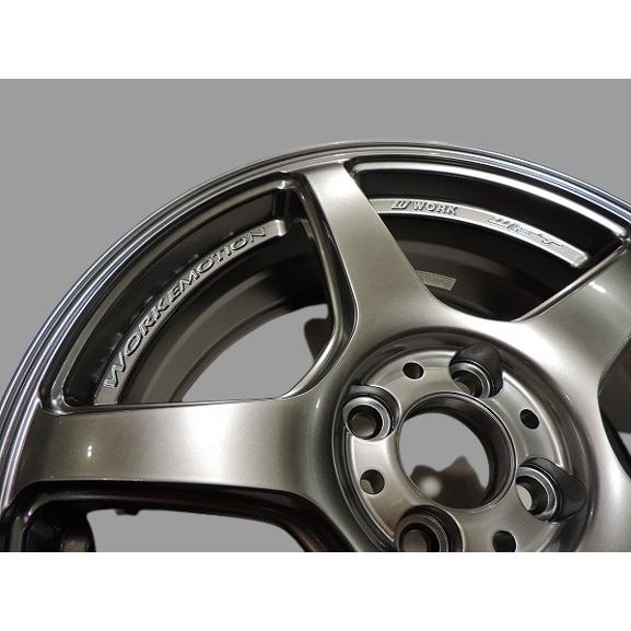 新品・未使用品】 WORK EMOTION T5S グローシルバー 17インチ アルミ