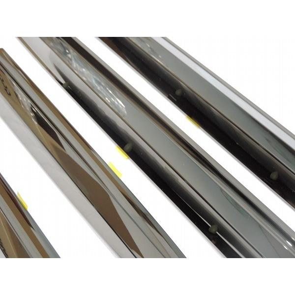 【希少】60ハリアー　漆黒サイドメッキモール トヨタ純正 60系 ハリアー 後期 Style BLUEISH サイドメッキモール 4点