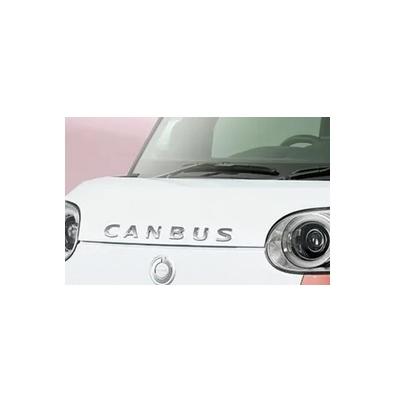 ダイハツ純正 ムーヴ キャンバス用 フードネームエンブレム メッキ調 LA850S LA860S DAIHATSU_2