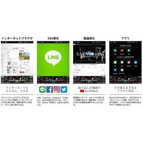 GARAX Earth KGM-S810AV ver.1.1a カーナビ ギャラックス KGM-S810AV ver.1.1 カーマルチメディアシステム・アース