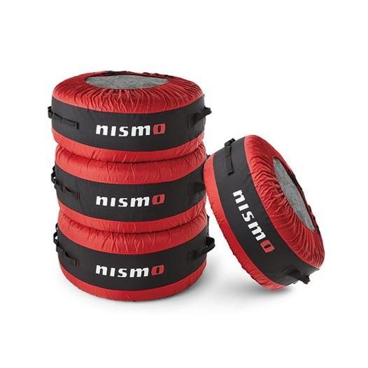 Nismo タイヤバック タイヤカバー レッド 4個セット 正規国内ニッサン純正】 日産コレクション ニスモ タイヤバック 4個