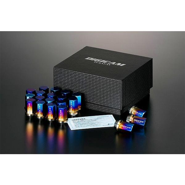 デジキャン レーシングナット チタン 袋タイプ 20個セット M12×1.5 35mm DIGICAM TNF15-DIGICAM