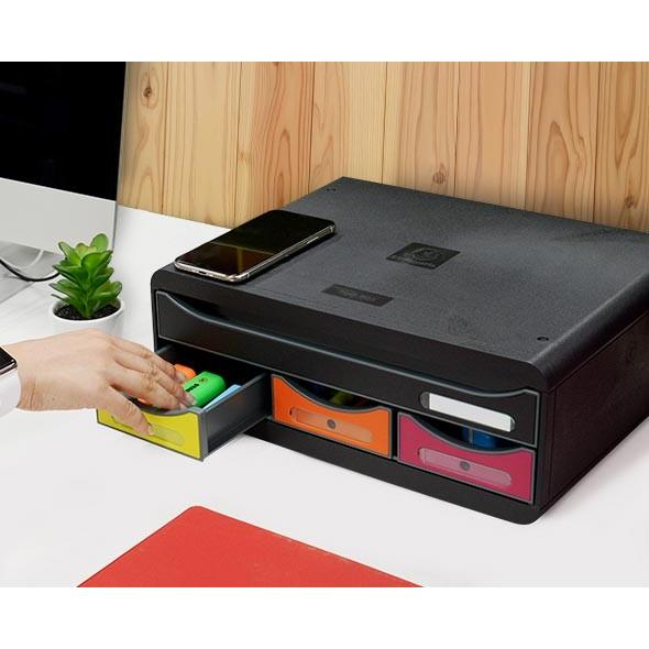 Exacompta エグザコンタ ツールボックス Qi ワイヤレス充電対応 事務用品 デスク 引き出し 書類 収納 Multiform マルチフォーム Exa1002 おしゃれ文房具のイー オフィス 通販 Yahoo ショッピング