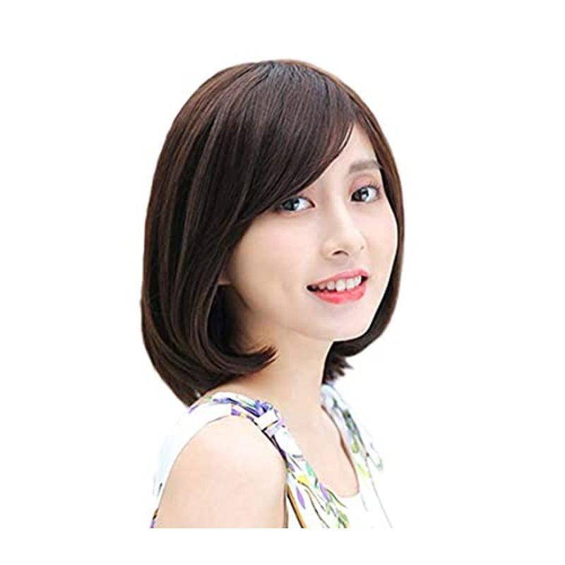 ｊ ｓ 人毛100 手植え 普段用 ショートボブ レディース ウィッグ フルウィッグ ヘアピース かつら