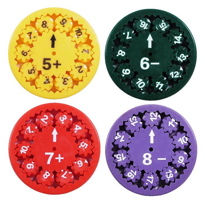 カラフル算数スピナー 全9種（9個セット） : eおもちゃやさん Yahoo!店