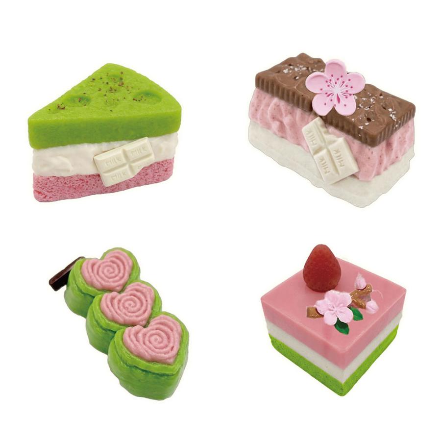 Tryme さくら＆まっちゃスイーツ 全4種 (12個セット) 【 スクイーズ