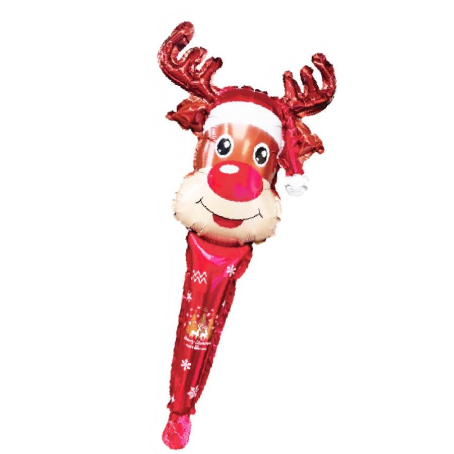 クリスマスバルーンスティック 全5種（10個セット） 【 おもちゃ