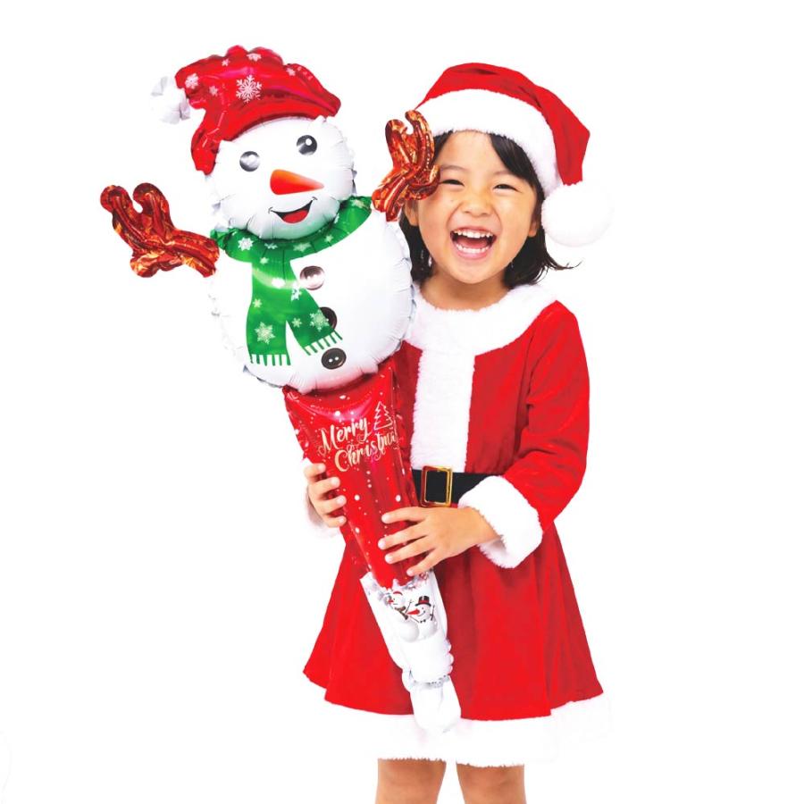 クリスマスバルーンスティック 全5種（10個セット） 【 おもちゃ