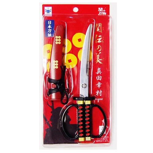 ネコポス対象 日本刀はさみ 真田幸村モデル SW-30S 関の刃物 紙切り用