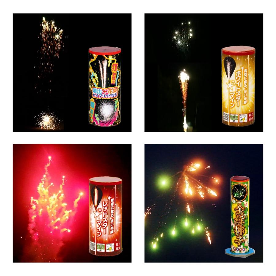 fm100　花火15000円　送料込み No.3 送料無料！打ち上げ花火セット2025（14本入） : eおもちゃやさん