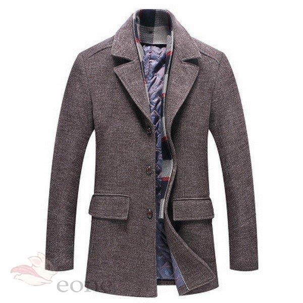 輝く高品質な ピーコート Pコート メンズ アウター シングルボタンー 折り襟 キレイめ 無地 クラシック ビジネス フォーマル 通勤 厚手 春秋冬 防寒 新作 100 本物保証 Fc8bc9c9b8 Nxcli Net