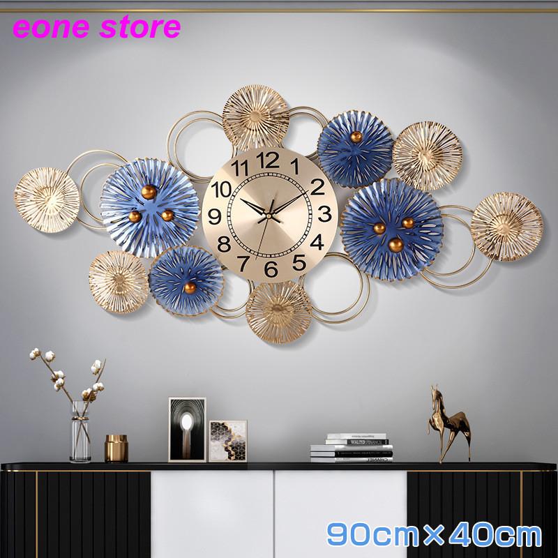 再再販 壁掛け時計 おしゃれ 北欧 ゴールド ブルー 新作 音がしない ギフト 掛時計 引っ越し祝い 入学祝い デザイン 高級感 玄関 インテリア時計 横縦 正規激安 Wjhni Com