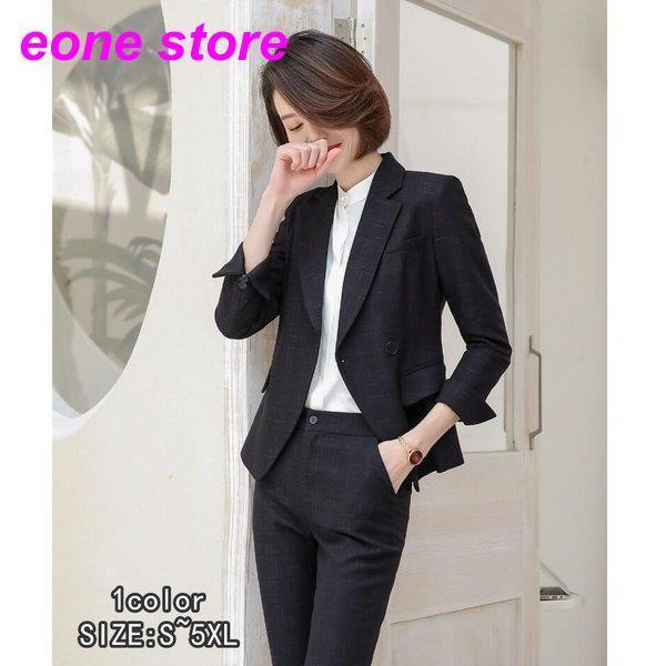 リクルートスーツ 上品 パンツスーツ レディース2点セット 30代 40代 結婚式 スカート