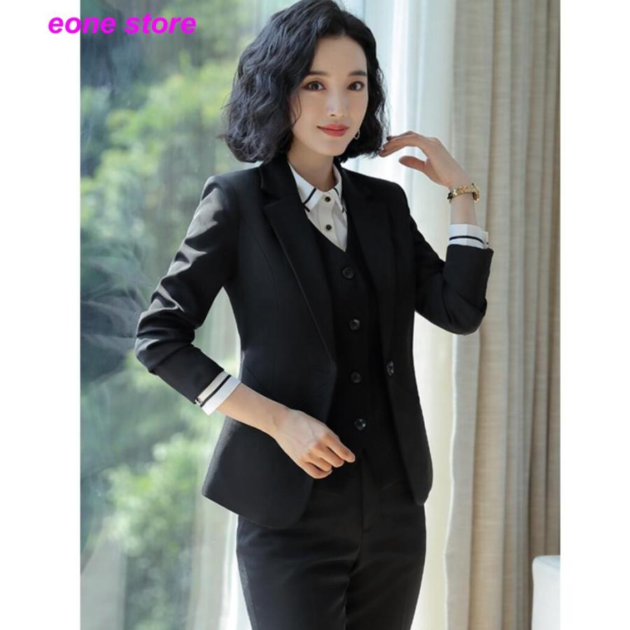 お取寄せ リクルートスーツレディース 5点セット ベスト付きスーツ ビジネススーツ セットアップスーツ パンツスーツ スカートスーツ 就活 面接 オ 長期滞留特価 レディースファッション スーツ Www Murad Com Jo