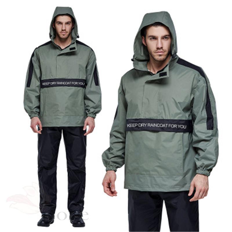 公式店舗 レインウエア メンズレインコート 梅雨対策 自転車用 ショート 通勤 撥水加工 防水 カッコイイ ポンチョレイン 人気 肌触りがいい Zoetalentsolutions Com