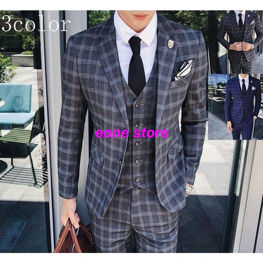 全国組立設置無料 ビジネススーツ スリーピーススーツ 3ピーススーツ スーツセット ３点セット チェック柄 メンズスーツセット セットアップ 細身 紳士服 結婚式 入学式 21福袋 Www Skylanceronline Com