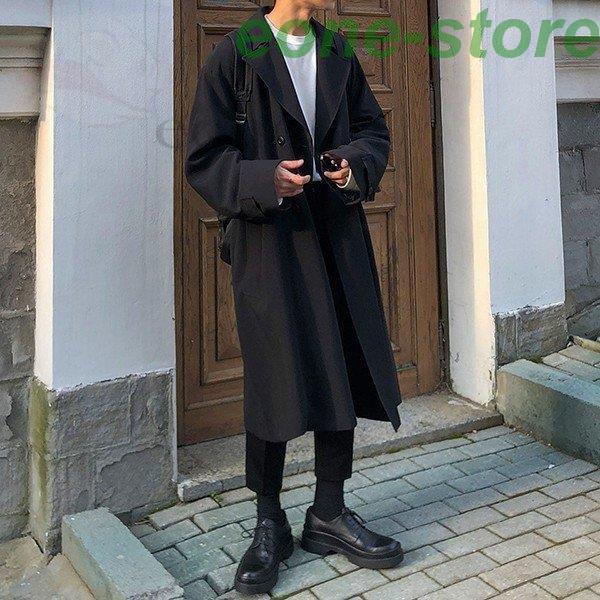 激安 オンライン トレンチコート メンズ ロングコート韓国風 おしゃれ 体型カバー ヨーロピアンカジュアル オーバーサイズ イケメン 秋着 コート レトロ 定番人気 Www Superavila Com