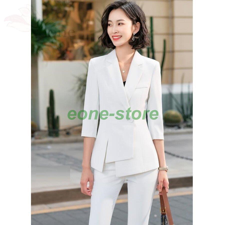 即納 取寄せ リクルートスーツ レディース 2点セット ビジネススーツ 細身シルエット フォーマル パンツスーツ 就活 面接 オフィス ママ 卒園式 通勤 Ol 事務服 おしゃれ 短納期 Www Superavila Com