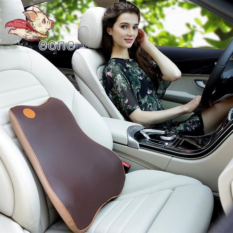 シートクッション 車 ランバーサポート 腰当て 腰痛対策 腰サポーター 車載クッション 高密度 低反発クッション レザー調 カー用品 Qp Bjm E One Store 通販 Yahoo ショッピング