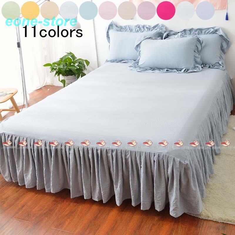 楽天市場 ベッドスカート 北欧風 シングルセミダブル 四季通用 無地 ベッドスプレッド 姫系 柔らかい ベッドカバー ベッド用品 寝具 可愛い 枕カバー シーツカバー 国際ブランド Turningheadskennel Com