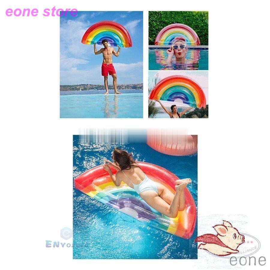 浮き輪 ビッグフロート 大人 うきわ 浮輪 虹 レインボー インスタ映え 可愛い おしゃれ エアーマット 水遊び 海水浴 ビーチ ビッグサイズ 巨大 180 90cm 浮き具 予約販売 5 10営業日発送致します Gvcal Com